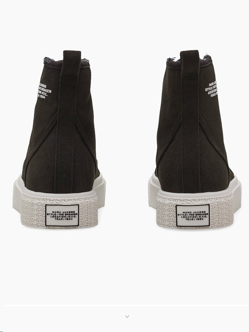 NEW Marc Jacobs The High Top Sneakers Size 37 US 7 - Picture 5 of 7